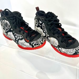 Air Foam Posite Snakeskin Nikes (kids)